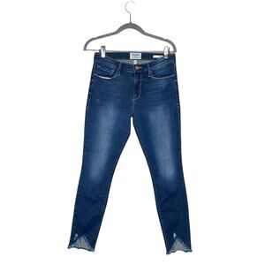 Frame Le Skinny‎ De Jeanne Raw Step Hem Jeans In size 28 inseam 27 inches